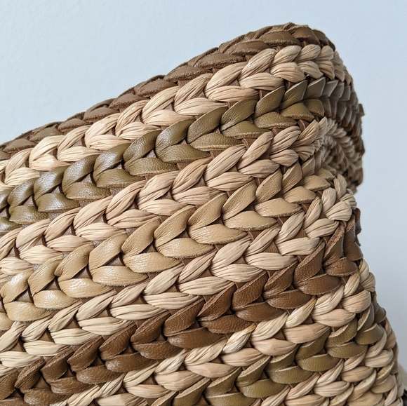 Loewe 2013 Runway Leather/Straw Bag - Picture 15 of 15